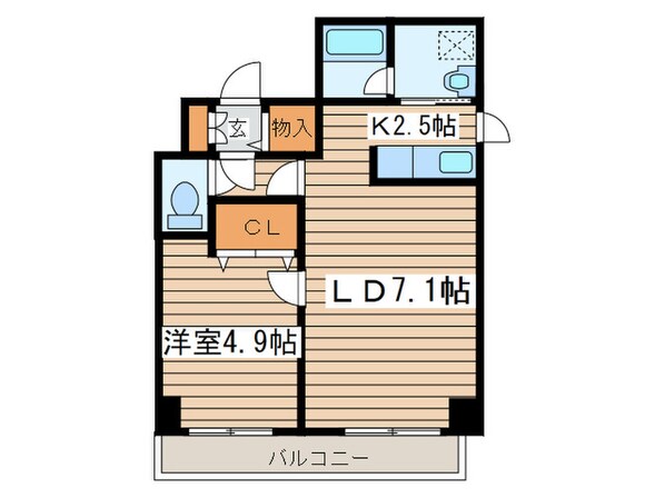 ノースコートｇｏｏｄｙの物件間取画像